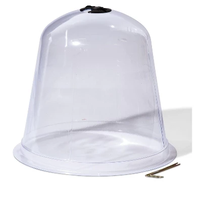 Gardeners Supply Company Large Garden Cloche Plant Protector | Clear Sturdy PVC Plants Bell Dome Heat & Freeze Cover With Top Hole Ventilation For 3 Gardeners Supply Company Large Garden Cloche Plant Protector | Clear Sturdy PVC Plants Bell Dome Heat & Freeze Cover With Top Hole Ventilation For - Image 3
