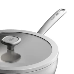 BergHOFF Graphite Recycled 18/10 Stainless Steel Wok Pan 11", 5.2qt. With Glass Lid