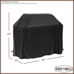 Pure Grill 32-Inch BBQ Grill Cover For All Outdoor Barbecue Gas Grill Brands, Universal Fit 10 Pure Grill 32-Inch BBQ Grill Cover For All Outdoor Barbecue Gas Grill Brands, Universal Fit -Sunnydaze Decor Store GUEST b71ae53c be20 481a b09c ee5be054f770