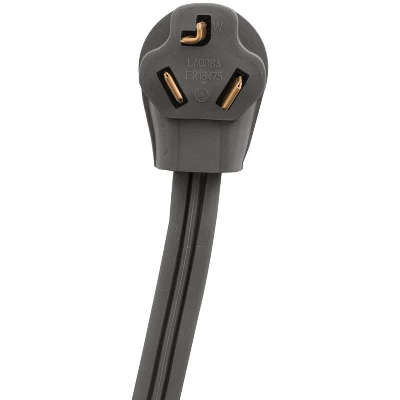 Certified Appliance Accessories® 3-Wire Eyelet 30-Amp Dryer Cord, 4ft 1 Certified Appliance Accessories® 3-Wire Eyelet 30-Amp Dryer Cord, 4ft