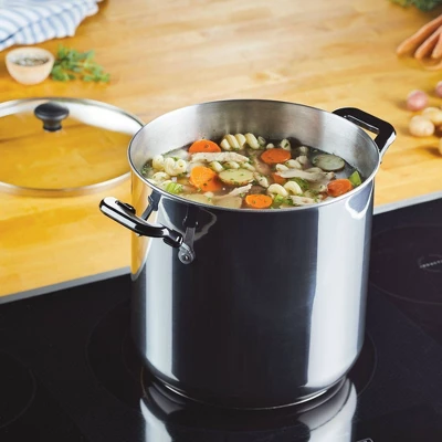 Farberware Classic Stainless Steel 11-Quart Covered Stockpot 2 Farberware Classic Stainless Steel 11-Quart Covered Stockpot - Image 2