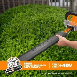 Worx WG284.9 40V Power Share 24" Cordless Hedge Trimmer (Tool Only) -Sunnydaze Decor Store GUEST bbc49499 aa06 4925 9bfe 421486229a33