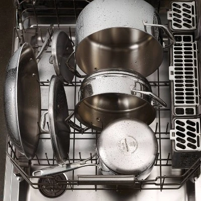 Tramontina Gourmet Tri-Ply Clad 4qt Sauce Pan With Lid Silver 9 Tramontina Gourmet Tri-Ply Clad 4qt Sauce Pan With Lid Silver - Image 9