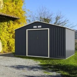 Costway Metal Storage Shed For Garden And Tools W/Sliding Double Lockable Doors 21 Costway Metal Storage Shed For Garden And Tools W/Sliding Double Lockable Doors -Sunnydaze Decor Store GUEST bd97462d 04f6 470f a8b7 3aadcc650687