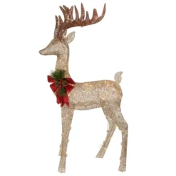 Northlight 48" Pre-Lit LED Champagne Deer Outdoor Christmas Decoration -Sunnydaze Decor Store GUEST bdf9b2d3 6b8a 47ad a7f7 0151cfc171c4