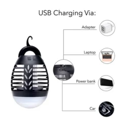 Dartwood Outdoor Bug Zapper - Waterproof, USB Rechargeable And Battery Powered Mosquito Killer, Insect Trap And Fly Swatter (2-4 Packs) 16 Dartwood Outdoor Bug Zapper - Waterproof, USB Rechargeable And Battery Powered Mosquito Killer, Insect Trap And Fly Swatter (2-4 Packs) -Sunnydaze Decor Store GUEST be4e6157 9c9c 4868 9d5d 2512a22133fc