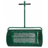 Landzie Metal Mesh Basket Lawn And Garden Rolling Yard Soil, Peat Moss, Manure, And Compost Topdressing Push Spreader