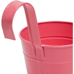 Juvale 6 Pack Round Metal Wall Hanging Planters Pots Bucket For Indoor Outdoor Succulent, 3 Colors, 8 X 5 X 5 In -Sunnydaze Decor Store GUEST bf4fe543 5ecf 42c2 958c ceace25c7cb6