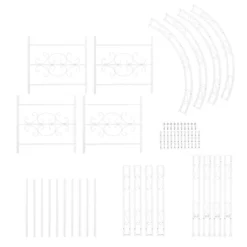 Evergreen Montebello Iron Garden Arbor, White- 53 X 84 X 23 Inches Fade And Weather Resistant Outdoor Decor 11 Evergreen Montebello Iron Garden Arbor, White- 53 X 84 X 23 Inches Fade And Weather Resistant Outdoor Decor -Sunnydaze Decor Store GUEST c239ab21 1f13 47d1 bdfd bd4637c29c35