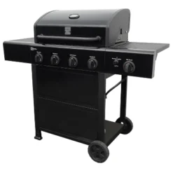 Kenmore 4-Burner Open Cart Grill With Side Burner