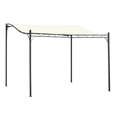 Outsunny 10' X 10' Steel Outdoor Pergola Gazebo Patio Canopy With Durable & Spacious Weather-Resistant Design 6 Outsunny 10' X 10' Steel Outdoor Pergola Gazebo Patio Canopy With Durable & Spacious Weather-Resistant Design - Image 6