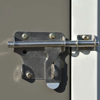 Patio 5ft X 3ft Garden Shed, Metal Lean-to Storage Shed With Lockable Door-ModernLuxe 11 Patio 5ft X 3ft Garden Shed, Metal Lean-to Storage Shed With Lockable Door-ModernLuxe - Image 11