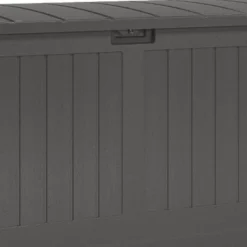 Suncast Decorative Lockable Large 200-Gallon 58" X 32" Plastic Deck Storage Box For Garden Supplies And Yard Accessories, Gray 6 Suncast Decorative Lockable Large 200-Gallon 58" X 32" Plastic Deck Storage Box For Garden Supplies And Yard Accessories, Gray -Sunnydaze Decor Store GUEST c38b8fb7 0c86 40cc ba16 0bcdd63044de