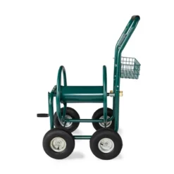 Liberty Garden Products LBG-872-2 4 Wheel Hose Reel Cart Holds Up To 350 Feet Of 5/8" Hose With Basket For Backyard, Garden, Or Home, Green 6 Liberty Garden Products LBG-872-2 4 Wheel Hose Reel Cart Holds Up To 350 Feet Of 5/8" Hose With Basket For Backyard, Garden, Or Home, Green -Sunnydaze Decor Store GUEST c3be4437 e8aa 4cd3 b516 39aae78882c7