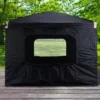 Aoodor Canopy Sidewall Replacement With 2 Side Zipper And Windows For 10' X 10' Pop Up Canopy Tent (Sidewall Only)