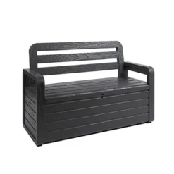 Toomax Foreverspring UV Weather Resistant Lockable Box Chest Bench For Outdoor Pool Patio Furniture And Deck Storage Bin, 70 Gallon (Anthracite) 6 Toomax Foreverspring UV Weather Resistant Lockable Box Chest Bench For Outdoor Pool Patio Furniture And Deck Storage Bin, 70 Gallon (Anthracite) -Sunnydaze Decor Store GUEST c43a2087 b84a 4e23 9cdd ae49ac42be70