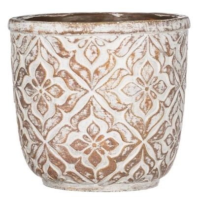 Sullivans Patterned Round Pot 2 Sullivans Patterned Round Pot - Image 2