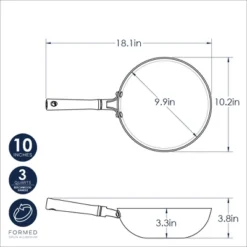 Nordic Ware Naturals Wok - Silver 5 Nordic Ware Naturals Wok - Silver -Sunnydaze Decor Store GUEST c9cc256e 2634 4efe 89cc 01ea778f1930