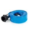 Apache 98138049 2 Inch Diameter 50 Foot Length 70 Psi Polyester-Reinforced PVC Lay Flat Hose With Polypropylene Cam And Groove Connections, Blue