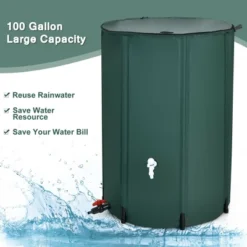 Costway 100 Gallon Portable Rain Barrel Water Collector Collapsible Tank W/Spigot Filter 12 Costway 100 Gallon Portable Rain Barrel Water Collector Collapsible Tank W/Spigot Filter -Sunnydaze Decor Store GUEST cd7a7c00 a9b2 456c b0d4 b9fb72f29342