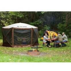 CLAM Quick-Set Escape 11.5' X 11.5' Portable Pop-Up Camping Outdoor Gazebo Screen Tent Canopy Shelter & Carry Bag With 3 Wind & Sun Panels Accessory 7 CLAM Quick-Set Escape 11.5' X 11.5' Portable Pop-Up Camping Outdoor Gazebo Screen Tent Canopy Shelter & Carry Bag With 3 Wind & Sun Panels Accessory -Sunnydaze Decor Store GUEST cfdac5e8 568e 49b6 b997 b61adabe50a8