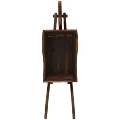 Sunnydaze Decor Sunnydaze Wooden Decorative Wheelbarrow Planter For Patio, Lawn And Garden - 35" L X 10" W X 11" - Brown -Sunnydaze Decor Store GUEST d1ca2e0c c7bb 4c74 b369 84a6a8dc30c3