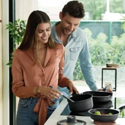 BergHOFF Stone Non-stick Wok Pan, Gray -Sunnydaze Decor Store GUEST d2bfd183 d710 43f4 b1b3 45b23135a0ad