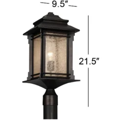 Franklin Iron Works Hickory Point Rustic Farmhouse Outdoor Post Lights Set Of 2 Walnut Bronze 21 1/2" Frosted Cream Glass For Exterior Barn Deck House 8 Franklin Iron Works Hickory Point Rustic Farmhouse Outdoor Post Lights Set Of 2 Walnut Bronze 21 1/2" Frosted Cream Glass For Exterior Barn Deck House -Sunnydaze Decor Store GUEST d34a5727 e9a2 4a94 b695 23266556b24e