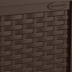 Suncast 22 Gallon Indoor Or Outdoor Backyard Patio Small Storage Deck Box With Attractive Bench Seat And Reinforced Lid, Java (4 Pack) -Sunnydaze Decor Store GUEST d34b6528 c18c 4a6e 86ff 0a3bef5297eb 1