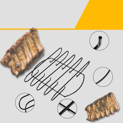Royal Gourmet 4pc Non-Stick Rib Rack 4 Royal Gourmet 4pc Non-Stick Rib Rack - Image 4