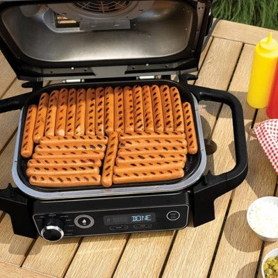 Ninja Woodfire Outdoor Grill & Smoker, 7-in-1 Master Grill, BBQ Smoker And Air Fryer With Woodfire Technology - OG701 8 Ninja Woodfire Outdoor Grill & Smoker, 7-in-1 Master Grill, BBQ Smoker And Air Fryer With Woodfire Technology - OG701 - Image 8