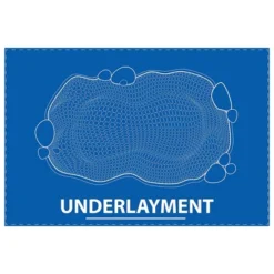 UnderGuard 25 By 30 Foot Polypropylene Nonwoven Geotextile Underlayment Protective Liner Sheet For Koi Ponds, Water Features, And Landscaping -Sunnydaze Decor Store GUEST d572ee63 3d8a 4dfe bcd1 00aabef3eb2a