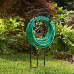 Liberty Garden LBG116 Steel Decorative Garden Hose Stand With Gothic Design For Backyard, Garden, Or Home In Patina Brown 8 Liberty Garden LBG116 Steel Decorative Garden Hose Stand With Gothic Design For Backyard, Garden, Or Home In Patina Brown -Sunnydaze Decor Store GUEST d573fc06 c10e 4b13 84a1 d0c446f25674