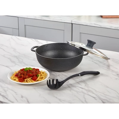IMUSA 7qt Cast Aluminum Nonstick Gusto Line Caldero 3 IMUSA 7qt Cast Aluminum Nonstick Gusto Line Caldero - Image 3
