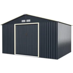 Costway Metal Storage Shed For Garden And Tools W/Sliding Double Lockable Doors 18 Costway Metal Storage Shed For Garden And Tools W/Sliding Double Lockable Doors -Sunnydaze Decor Store GUEST d5d2dcc5 7a8e 4310 b4e0 437e5c455609