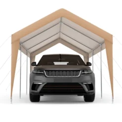 Costway 10x20FT Patio Heavy Duty Carport Garage Steel All-Weather Tent Outdoor Shelter -Sunnydaze Decor Store GUEST d7799a7a 2aeb 4e26 800a 607d8ad7467a