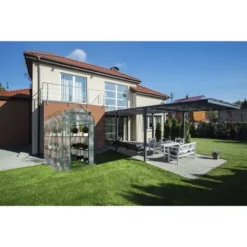 Nature Spring Walk-In PVC Greenhouse With 8 Shelves, Roll-Up Door And Steel Poles - Clear 8 Nature Spring Walk-In PVC Greenhouse With 8 Shelves, Roll-Up Door And Steel Poles - Clear -Sunnydaze Decor Store GUEST d7e03ff3 e1cc 4404 bc2f 650f7e4c0b2d