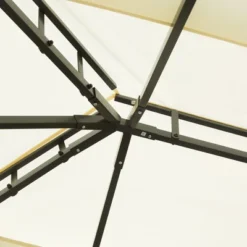 Outsunny 10' X 13' Soft Top Outdoor Patio Gazebo With Polyester Curtains & Air Netting Venting Screens & Aluminum Frame, Cream White 8 Outsunny 10' X 13' Soft Top Outdoor Patio Gazebo With Polyester Curtains & Air Netting Venting Screens & Aluminum Frame, Cream White -Sunnydaze Decor Store GUEST d7eb4aba 9366 4349 b755 7a45e696921a