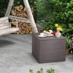 Costway 72 Gallon Patio Rattan Wicker Storage Deck Box Container With Liner Garden 11 Costway 72 Gallon Patio Rattan Wicker Storage Deck Box Container With Liner Garden -Sunnydaze Decor Store GUEST d825418d 2891 43c0 ac26 3b271ac2e6fe