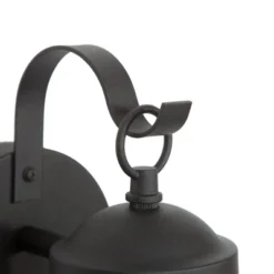 11" Metal/Glass Globe Outdoor Wall Lamp Black - LNC -Sunnydaze Decor Store GUEST d9a68057 2da0 4794 b2b8 54103471877f