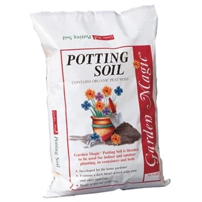 Michigan Peat 5720 Garden Magic General Purpose Moisture Retaining Potting Soil Mix For Indoor Outdoor Planter Container Bed Gardening, 20 Pound Bag 1 Michigan Peat 5720 Garden Magic General Purpose Moisture Retaining Potting Soil Mix For Indoor Outdoor Planter Container Bed Gardening, 20 Pound Bag