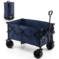 Costway Folding Collapsible Wagon Utility Garden Cart W/ Wide Wheels Adjustable Handle 20 Costway Folding Collapsible Wagon Utility Garden Cart W/ Wide Wheels Adjustable Handle -Sunnydaze Decor Store GUEST dab553d9 e6b6 489a a32e 04d3be923010