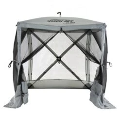 CLAM Quick-Set Traveler Portable Pop Up Outdoor Camping Gazebo Sided Canopy Shelter With Ground Stakes And Carrying Bag 8 CLAM Quick-Set Traveler Portable Pop Up Outdoor Camping Gazebo Sided Canopy Shelter With Ground Stakes And Carrying Bag -Sunnydaze Decor Store GUEST dbc897e2 e3ec 43b4 aad5 6defda296d29