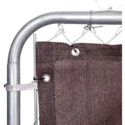 Farmlyn Creek 2 Pack Outdoor Privacy Fence Screen With Zip Ties For Patio And Balcony, Brown, 3 X 4 In