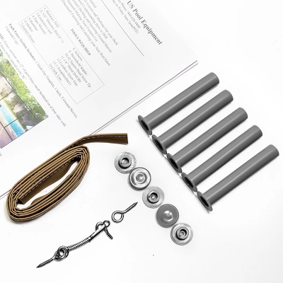 XtremepowerUS 4' X 12' Ft Pool Fence See-Thru 5-Section Pool Fence Long Removable Fence Barrier Pool Mesh Fence, Beige 4 XtremepowerUS 4' X 12' Ft Pool Fence See-Thru 5-Section Pool Fence Long Removable Fence Barrier Pool Mesh Fence, Beige - Image 4