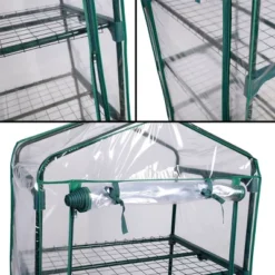 Costway Portable Mini Walk In Outdoor 4 Shelves Greenhouse -Sunnydaze Decor Store GUEST dd54ff4f eb57 459e b0a0 6464abf4c4a5