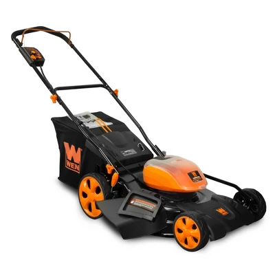 WEN 40441 40V Max 21" Cordless 3-in-1 Lawn Mower With Two Batteries 16gal Bag & Charger 2 WEN 40441 40V Max 21" Cordless 3-in-1 Lawn Mower With Two Batteries 16gal Bag & Charger - Image 2