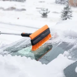 Snow Moover 60" Extendable Snow Brush And Ice Scraper -Sunnydaze Decor Store GUEST ddf67800 4e6b 4980 836d b55b65335e35
