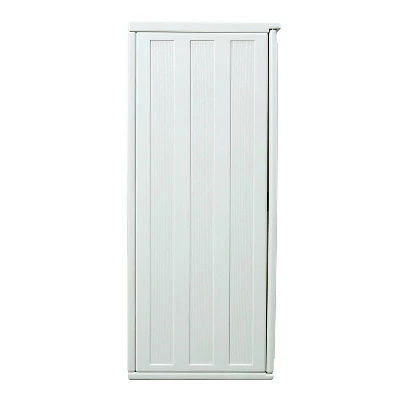 WELLFOR Outdoor HDPE Patio Storage Cabinet With 2 Shelves - Beige 8 WELLFOR Outdoor HDPE Patio Storage Cabinet With 2 Shelves - Beige - Image 8