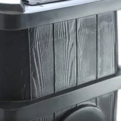 FCMP Outdoor WG4000-GRY Wood Grain Rain Barrel With Flat Back For Environmentally Friendly Watering Of Outdoor Plants, Gardens, And Landscapes, Gray 8 FCMP Outdoor WG4000-GRY Wood Grain Rain Barrel With Flat Back For Environmentally Friendly Watering Of Outdoor Plants, Gardens, And Landscapes, Gray -Sunnydaze Decor Store GUEST dee56c60 6dae 4cbc af7e e49334c87a31